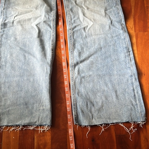 Aeropostale super high rise wide leg jeans size 4 - Picture 6 of 9